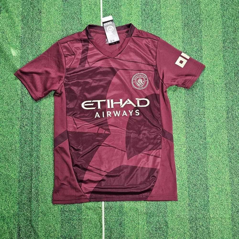 MANCHESTER CITY Mens Soccer Jersey Playera Male Football Shirt HAALAND #9 - Picture 4 of 4